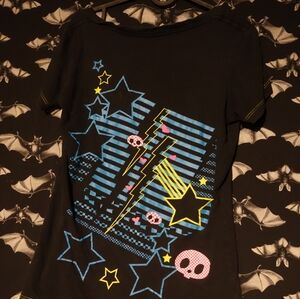 skelanimals lightning bolt shirt// collection post